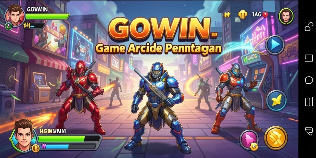 Tangkapan layar dari gameplay seru di GOWIN.