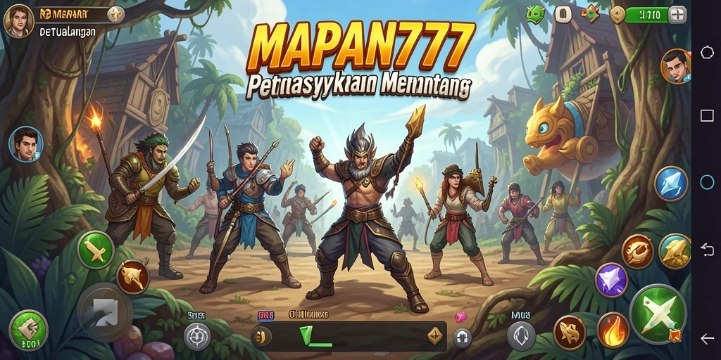 Screenshot gameplay MAPAN777 menampilkan aksi petualangan yang seru.