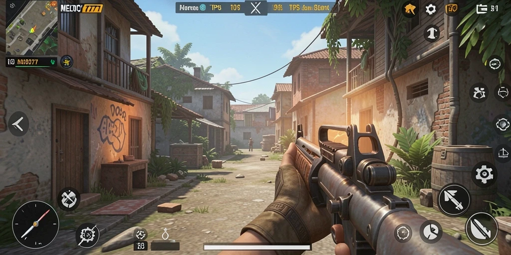 Tampilan seru dari gameplay MELODY77 yang menegangkan.