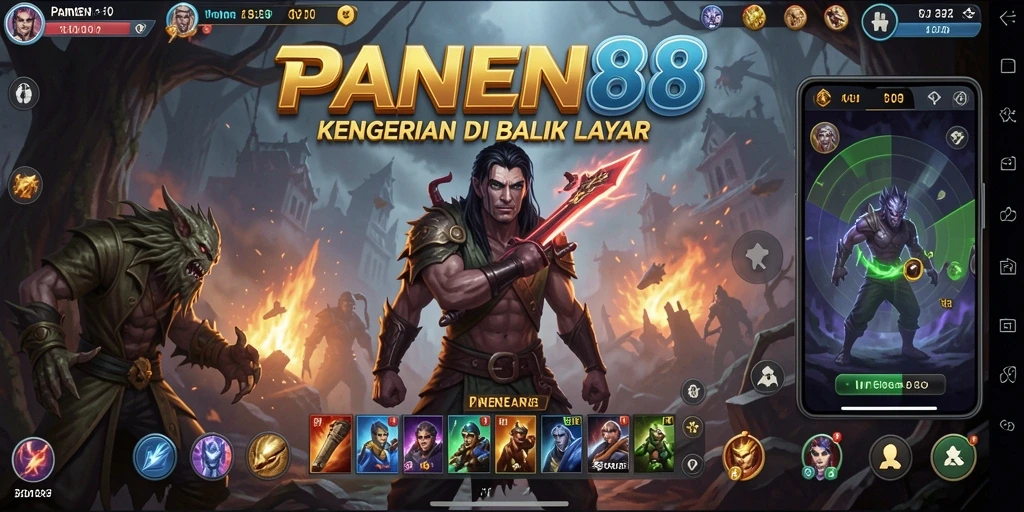 Tampak menakutkan saat pemain menjelajahi kegelapan di PANEN88.
