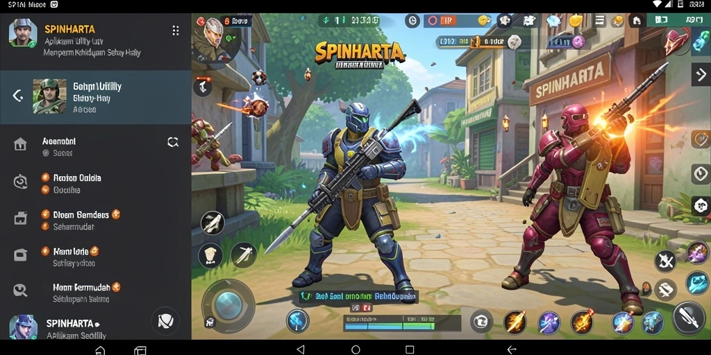 Screenshot menunjukkan antarmuka utama SPINHARTA dengan fitur pengingat yang terlihat jelas.