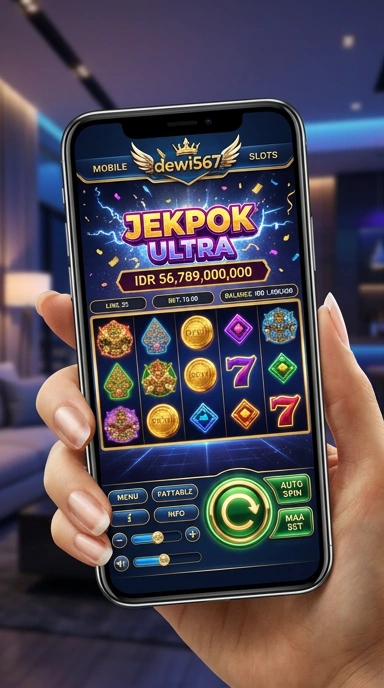 Cuplikan aplikasi dewi567 menampilkan berbagai kategori dengan jelas.
